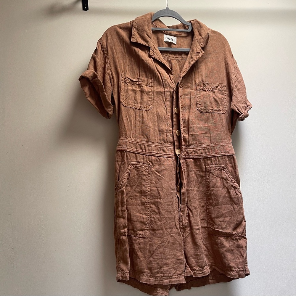 MATE the label short sleeve line romper - Picture 7 of 7